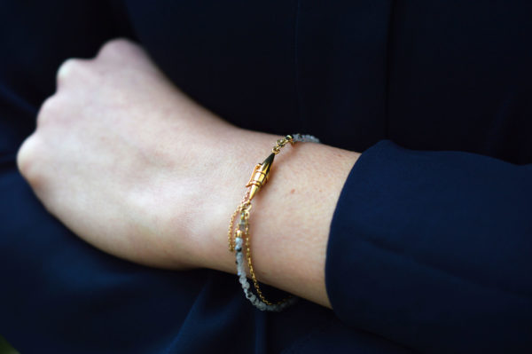 Fermoir Ogive vermeil classique bracelet