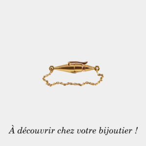 Fermoir Ogive or jaune Classique pour bracelet